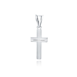 Cruciulita argint pandantiv DiAmanti K0237R-DIA (Argint 925‰ 0,75 g.)